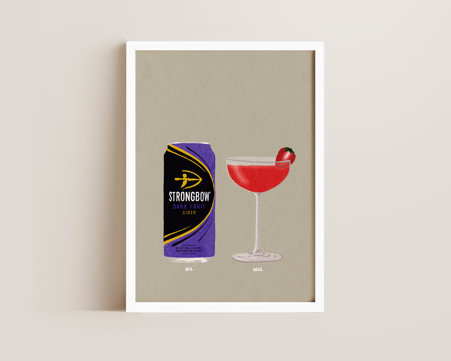Strongbow Dark Fruits & Strawberry Daiquiri Print