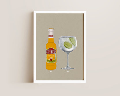 Desperados & Gin & Tonic Print