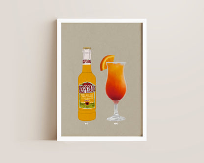 Desperados & Sex On The Beach Print