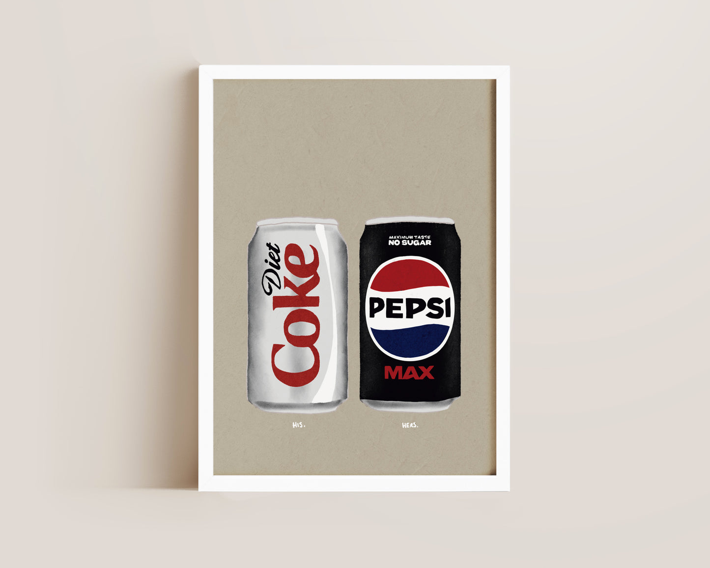 Diet Coke & Pepsi Max Print