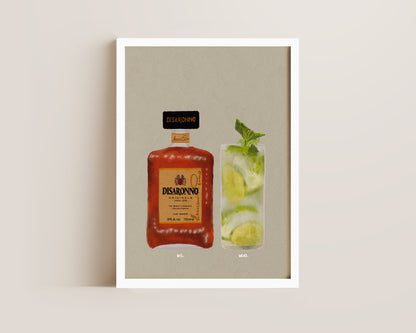 Disaronno & Mojito Print
