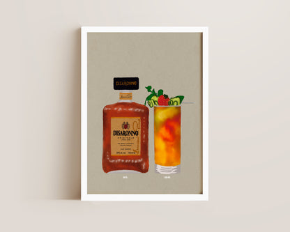 Disaronno & Pimms Print