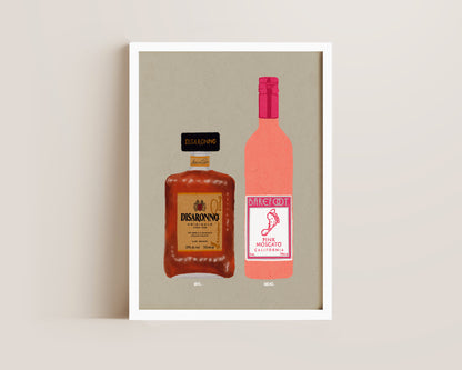 Disaronno & Pink Moscato Print