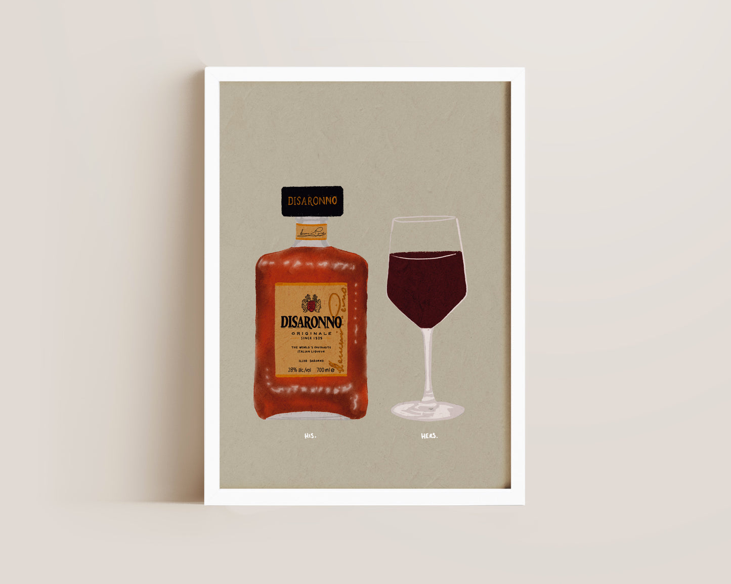 Disaronno & Red Wine Print