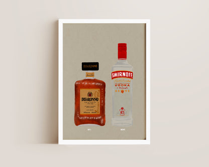 Disaronno & Smirnoff Vodka Print