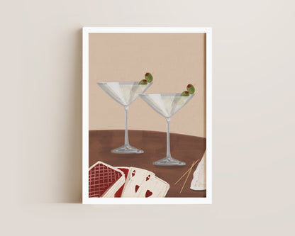 Dirty Martini Date Night Print