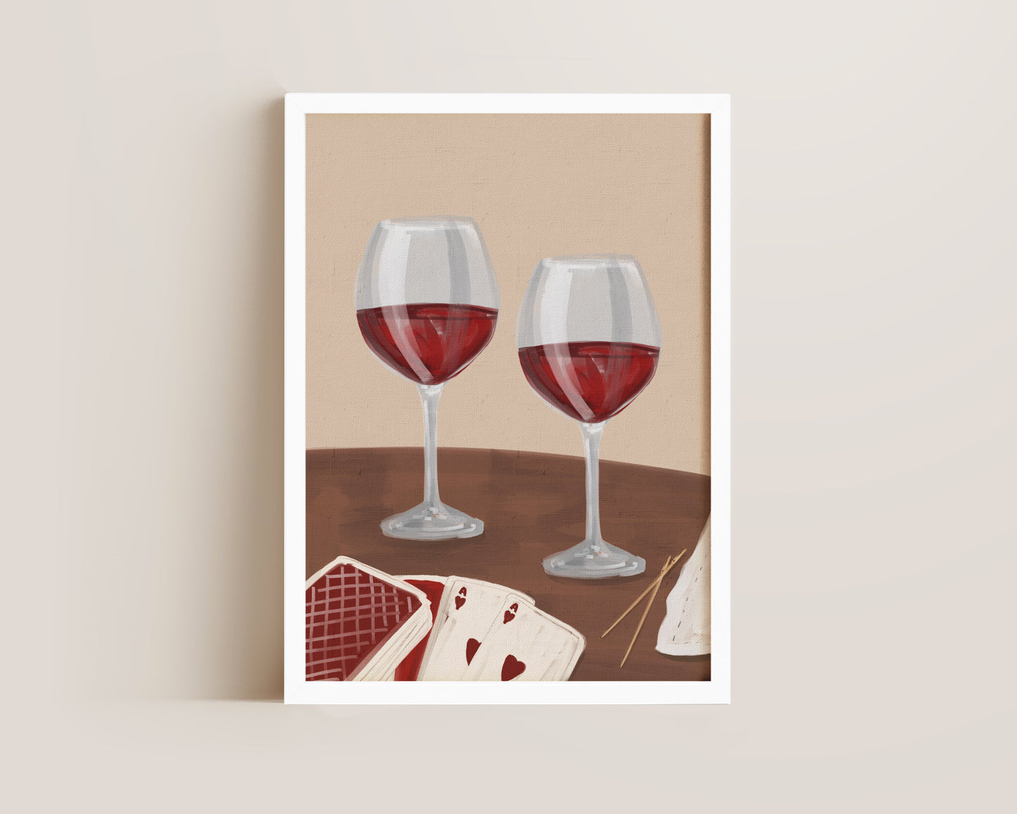Red Wine Date Night Print