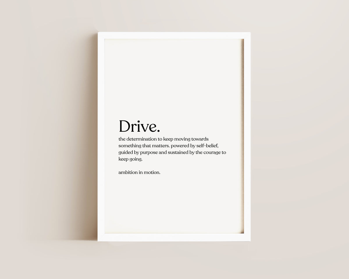 Drive Definition Print