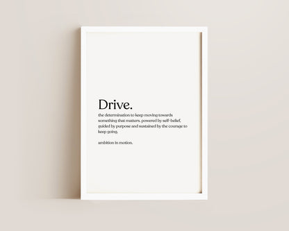 Drive Definition Print