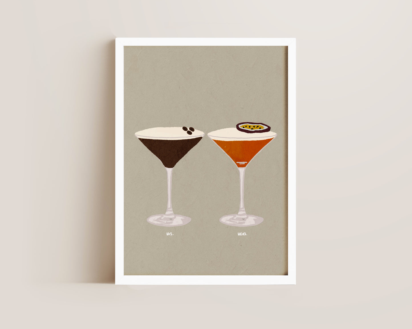 Espresso Martini & Pornstar Martini Print