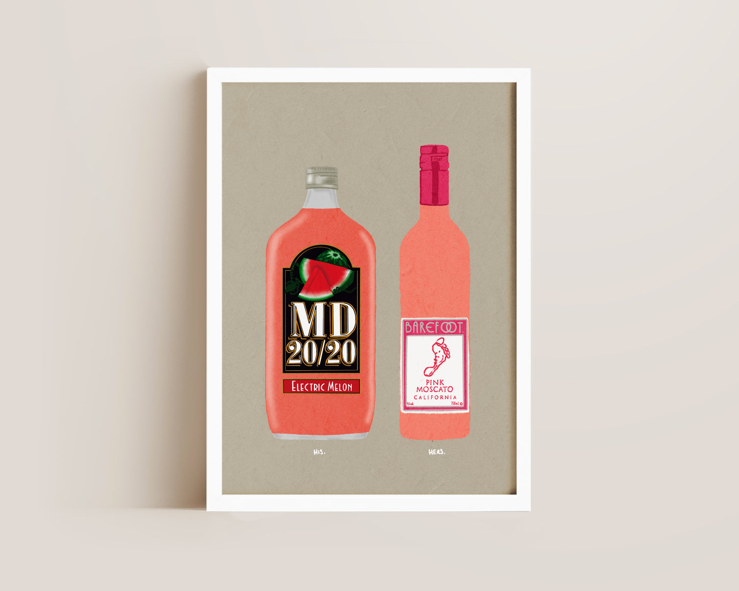 Electric Melon MD & Pink Moscato Print