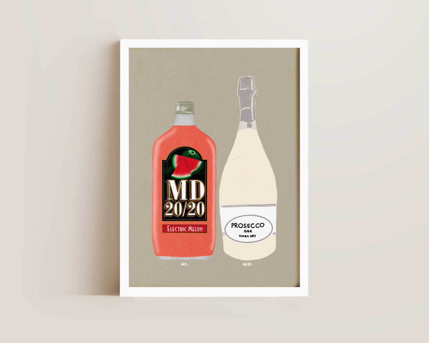 Electric Melon MD & Prosecco Print