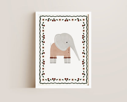 Baby Elephant Print