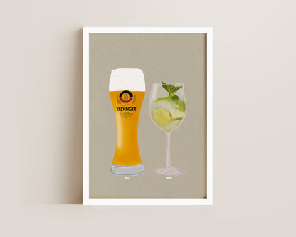 Erdinger & Hugo Spritz Print