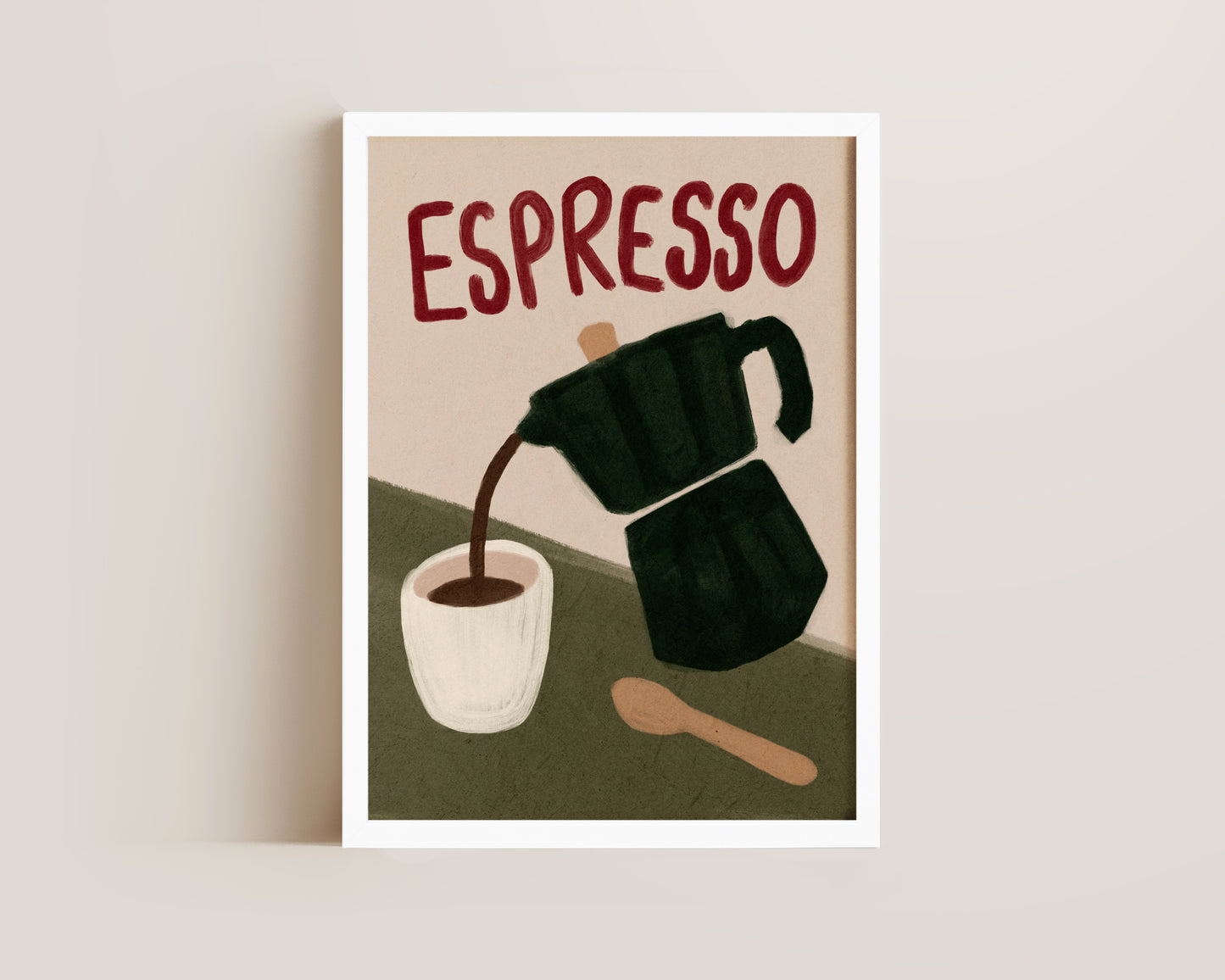 Espresso Painting Print