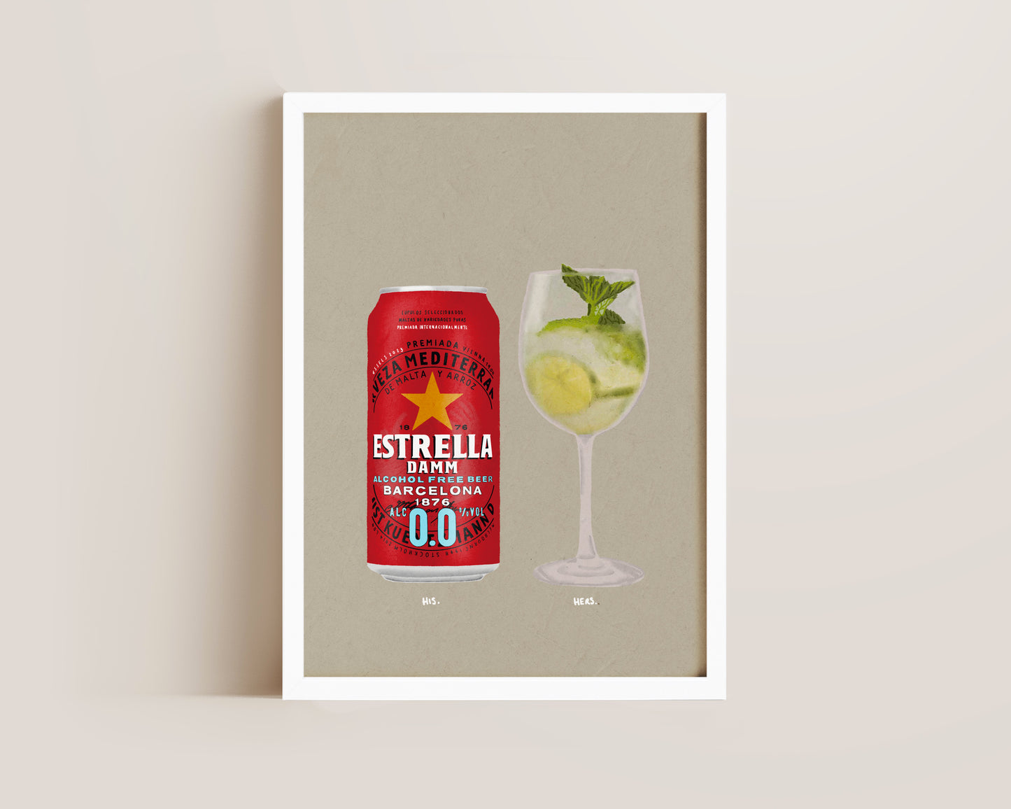 Estrella 0.0% & Hugo Spritz Print