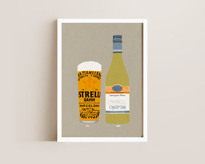 Estrella & Oyster Bay Print