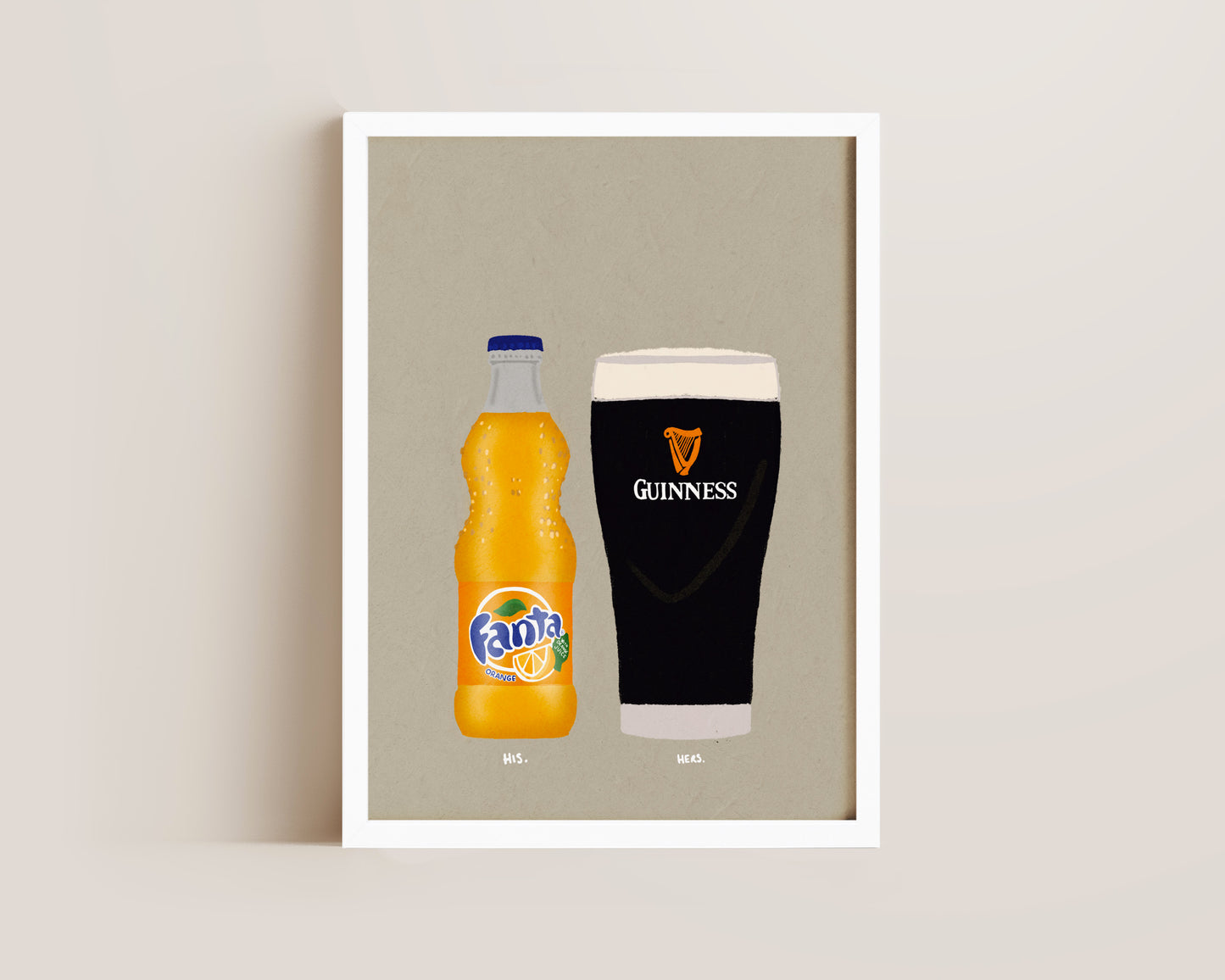 Fanta Orange & Guinness Print