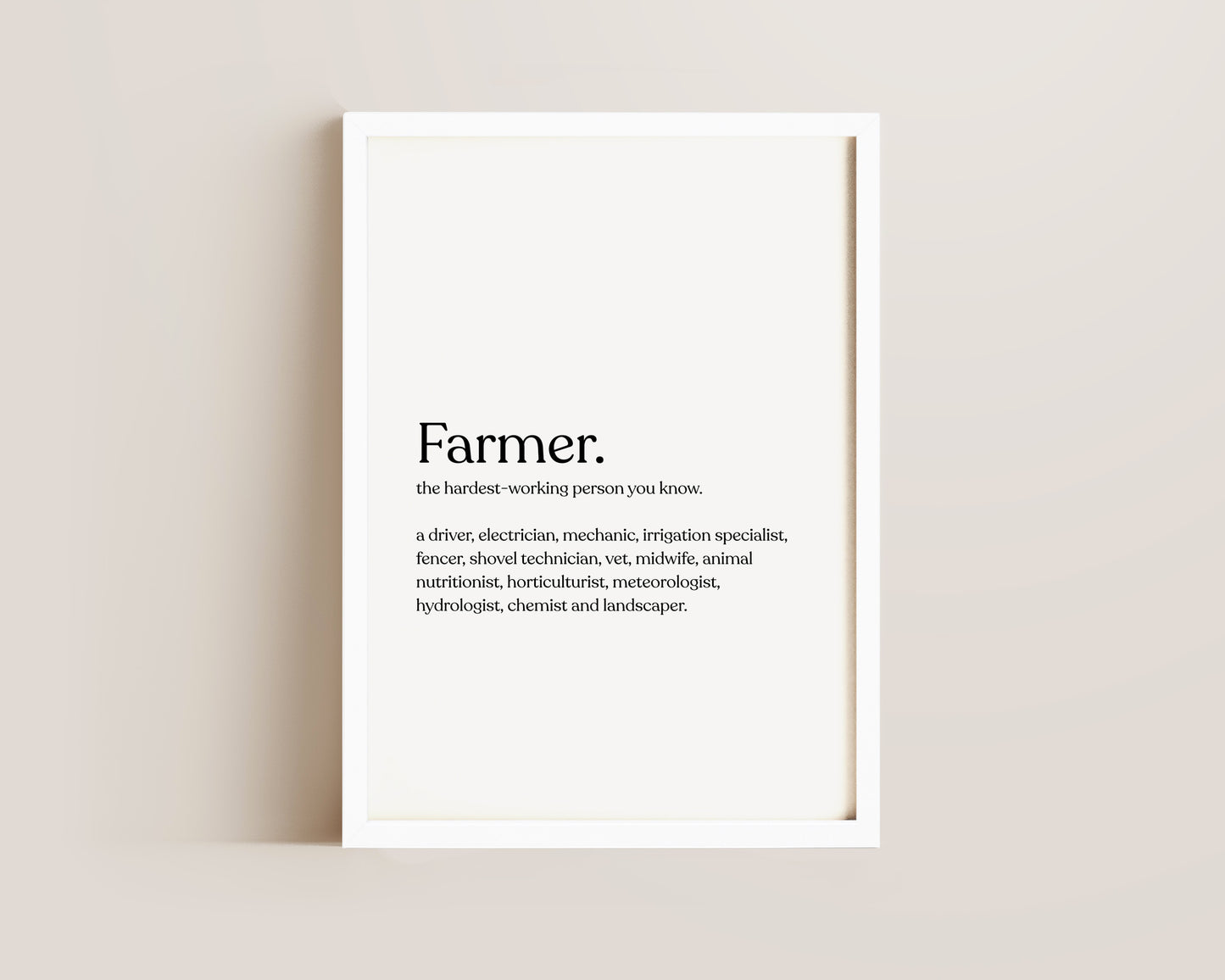 Farmer Definition Print