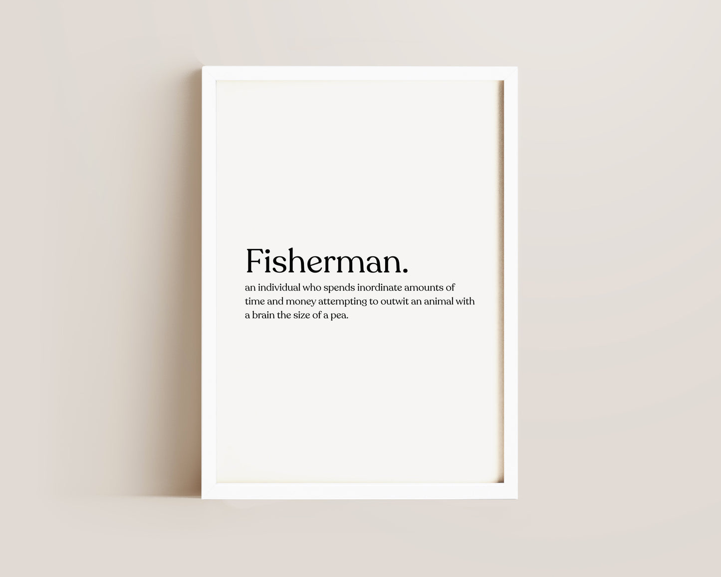 Fisherman Definition Print