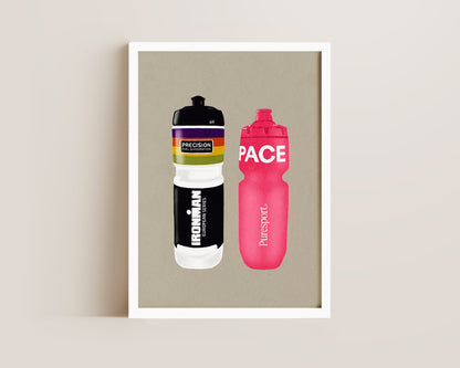 His & Hers Water Bottles Print