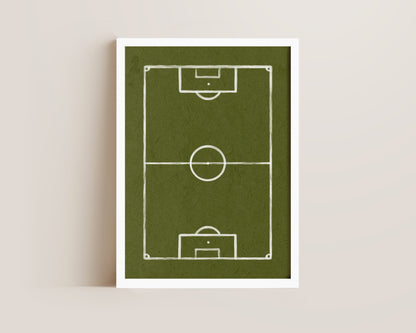 Football Pitch Print