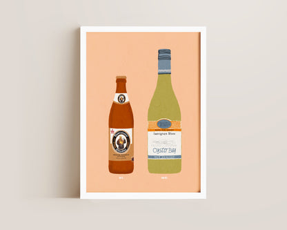 Franziskaner & Oyster Bay Print