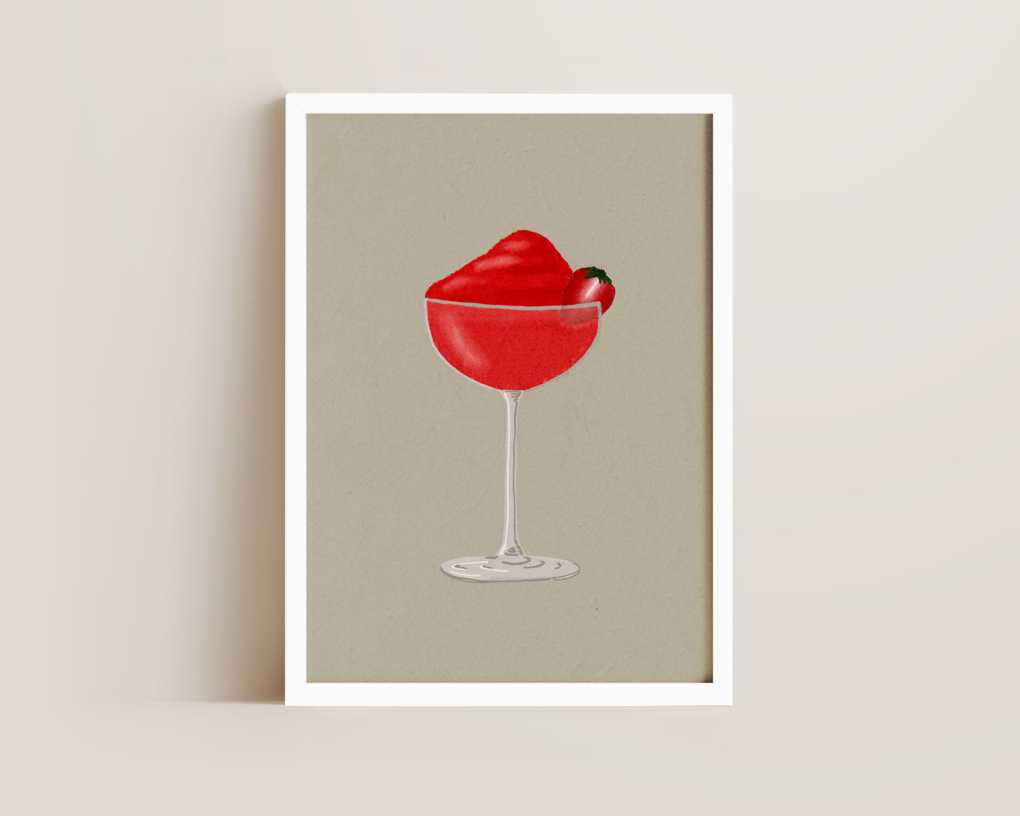 Frozen Strawberry Daiquiri Print