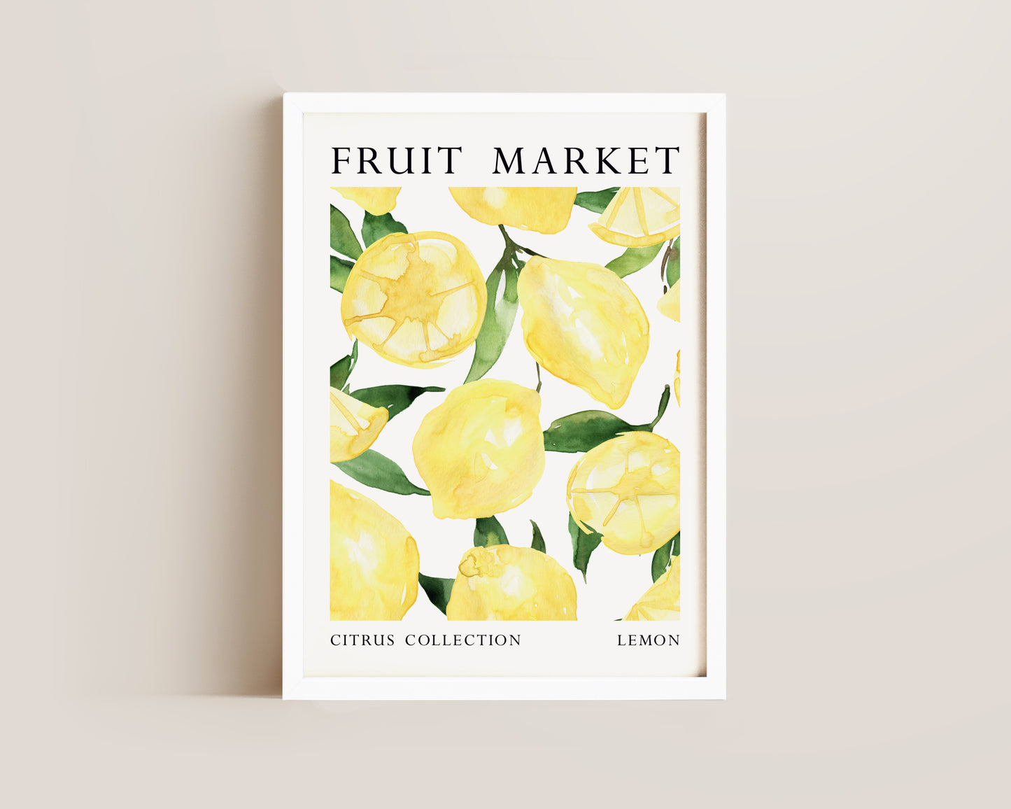 Fruit Market Lemon Print