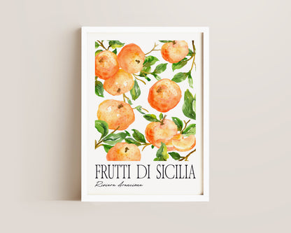 Frutti Di Sicillia Orange Print