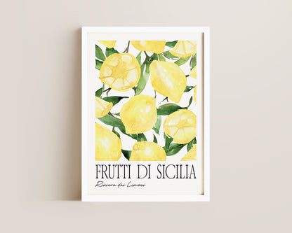 Frutti Di Sicillia Lemon Print