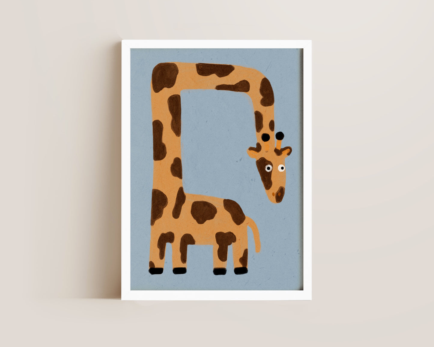 Crooked Giraffe Print