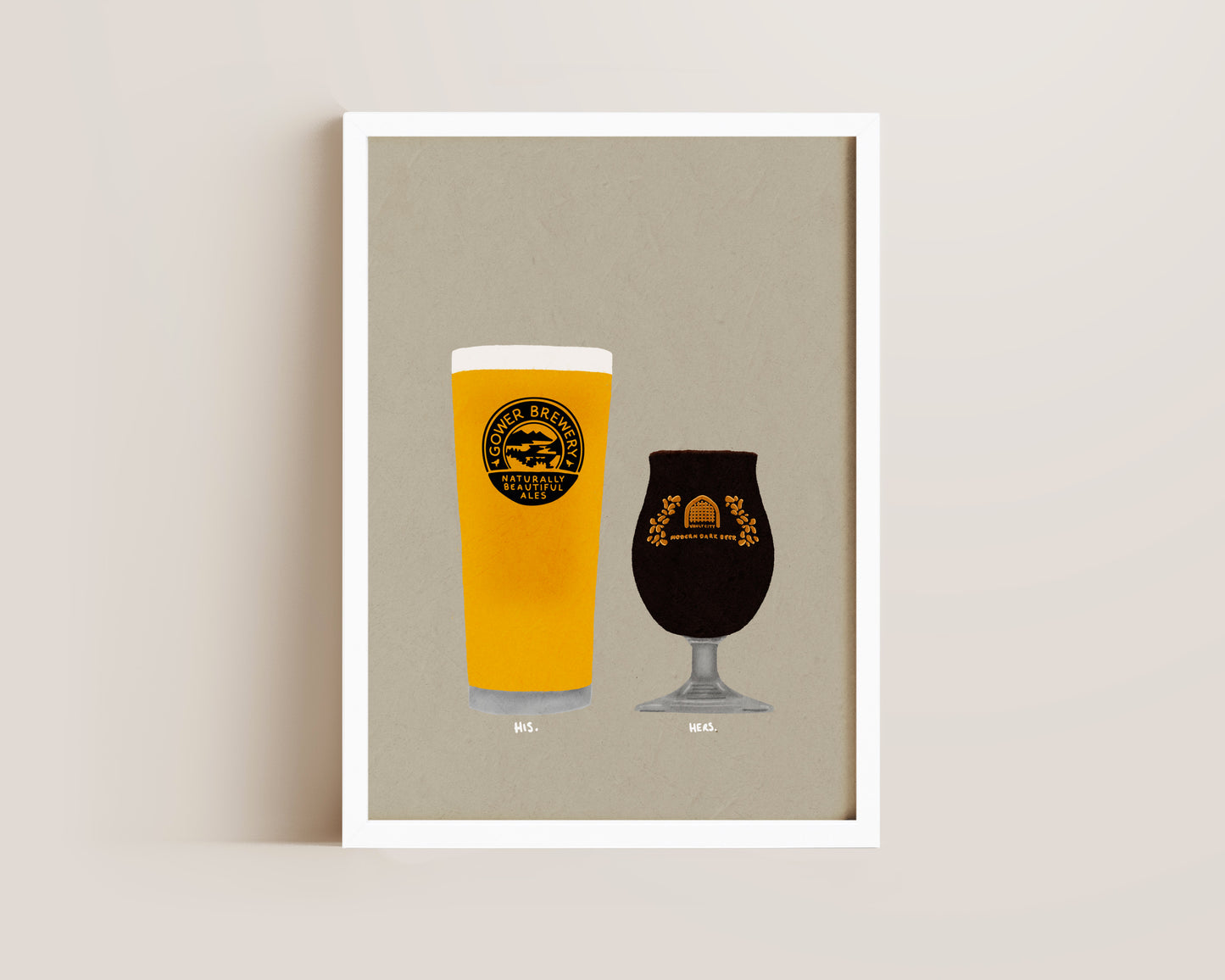 Gower Ale & Vault City Print