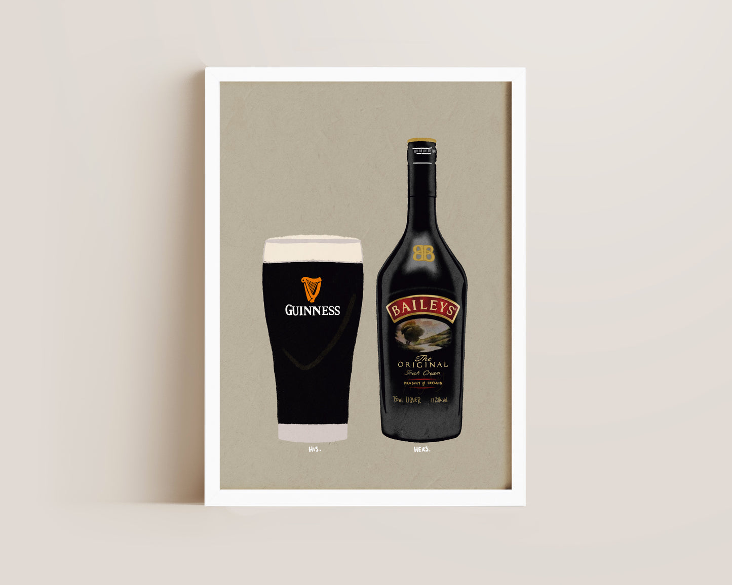 Guinness & Baileys Print