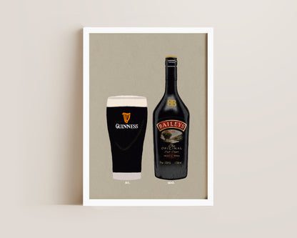 Guinness & Baileys Print