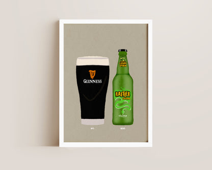 Guinness & Rattler Print