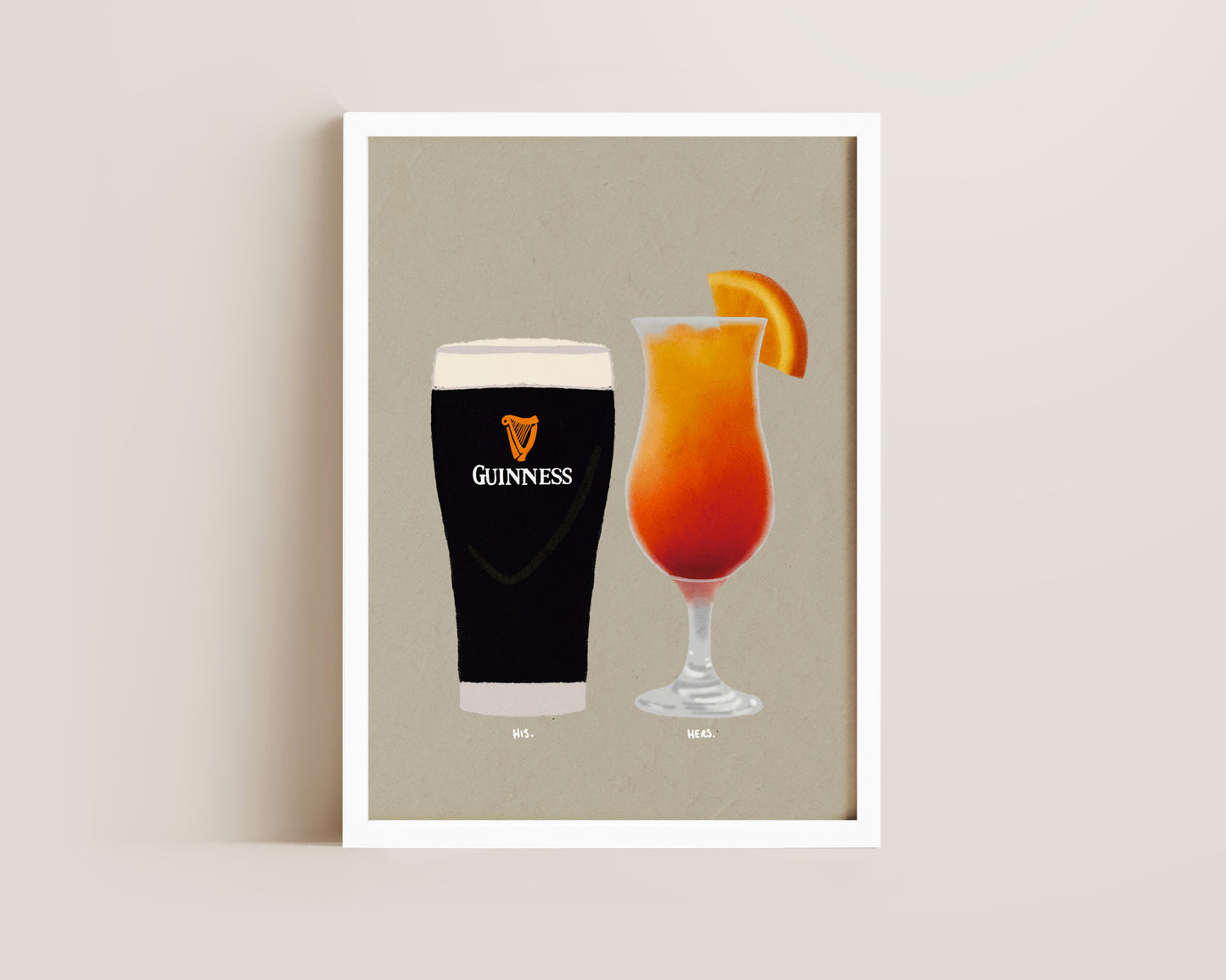 Guinness & Sex On The Beach Print