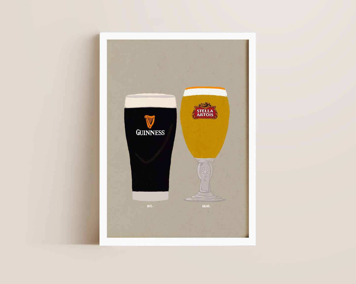 Guinness & Stella Print