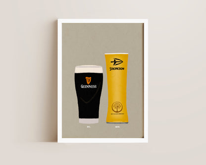 Guinness & Strongbow Print