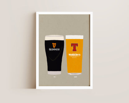 Guinness & Tennent's Print