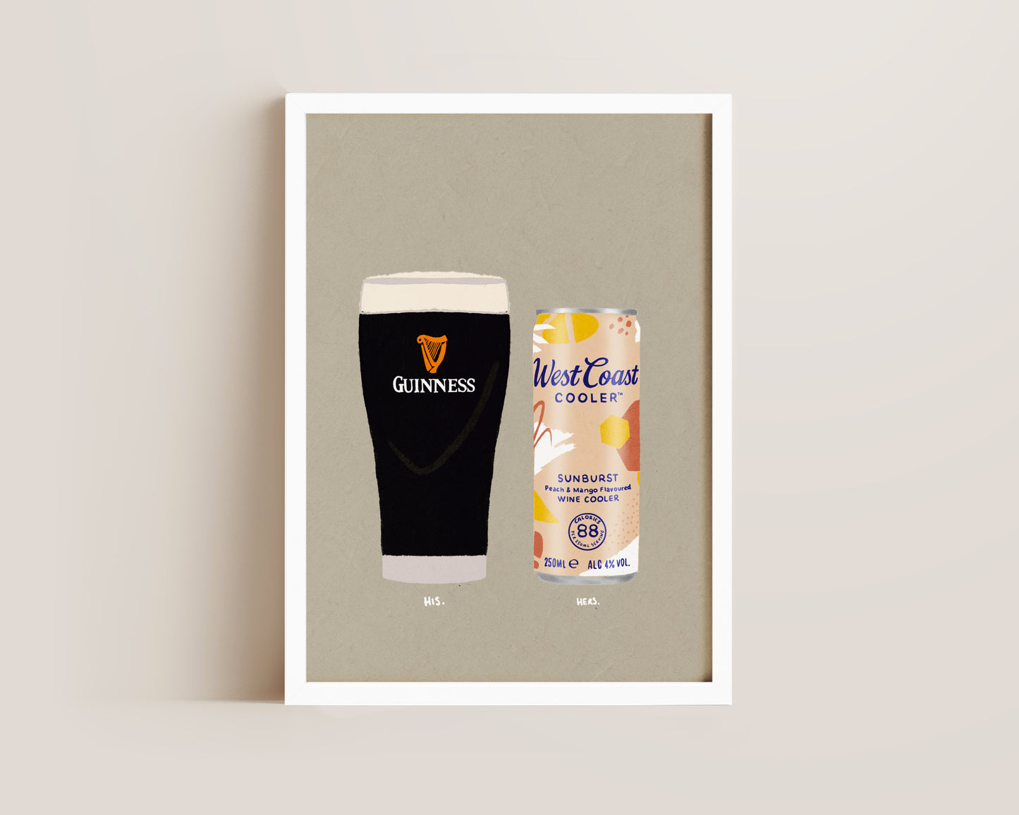 Guinness & West Coast Cooler Print