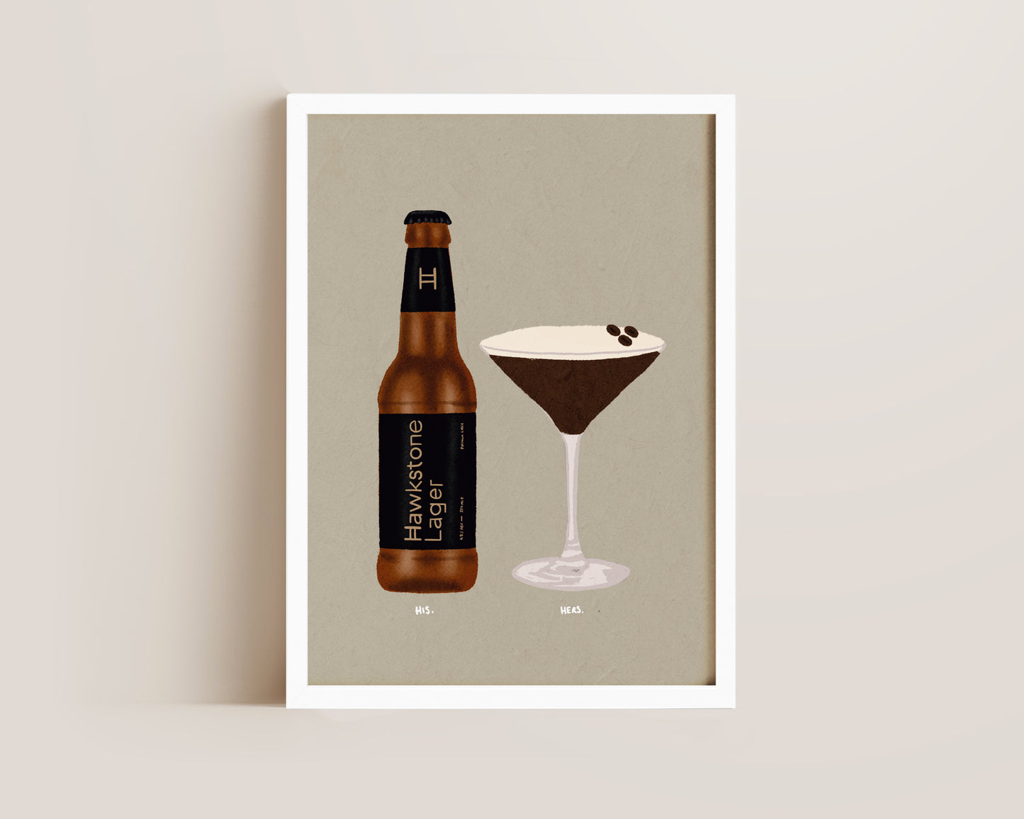 Hawkstone Lager & Espresso Martini Print