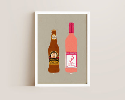Henry Westons & Pink Moscato Print
