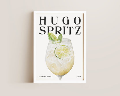 Hugo Spritz Cocktail Print