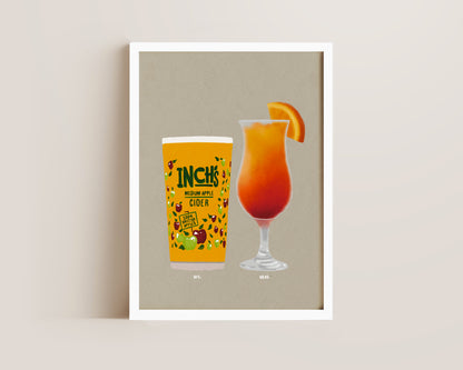 Inch's & Sex On The Beach Print