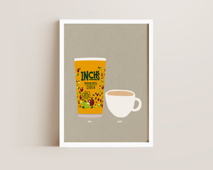 Inch's & Cup of Tea Print