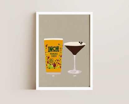 Inch's & Espresso Martini Print