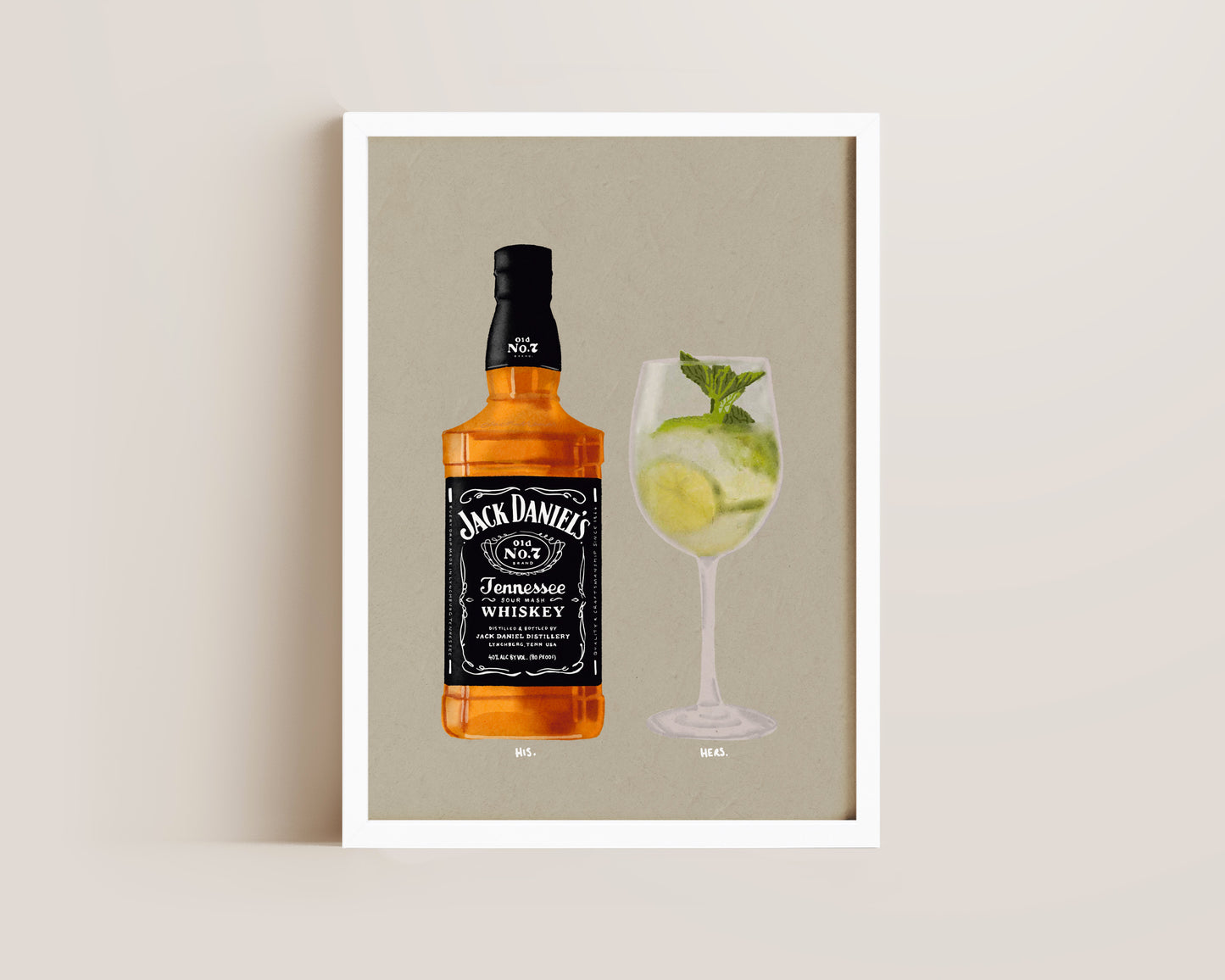 Jack Daniel's & Hugo Spritz Print