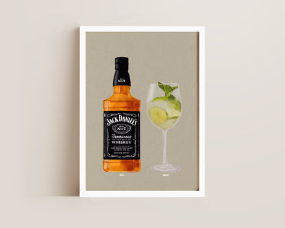 Jack Daniel's & Hugo Spritz Print