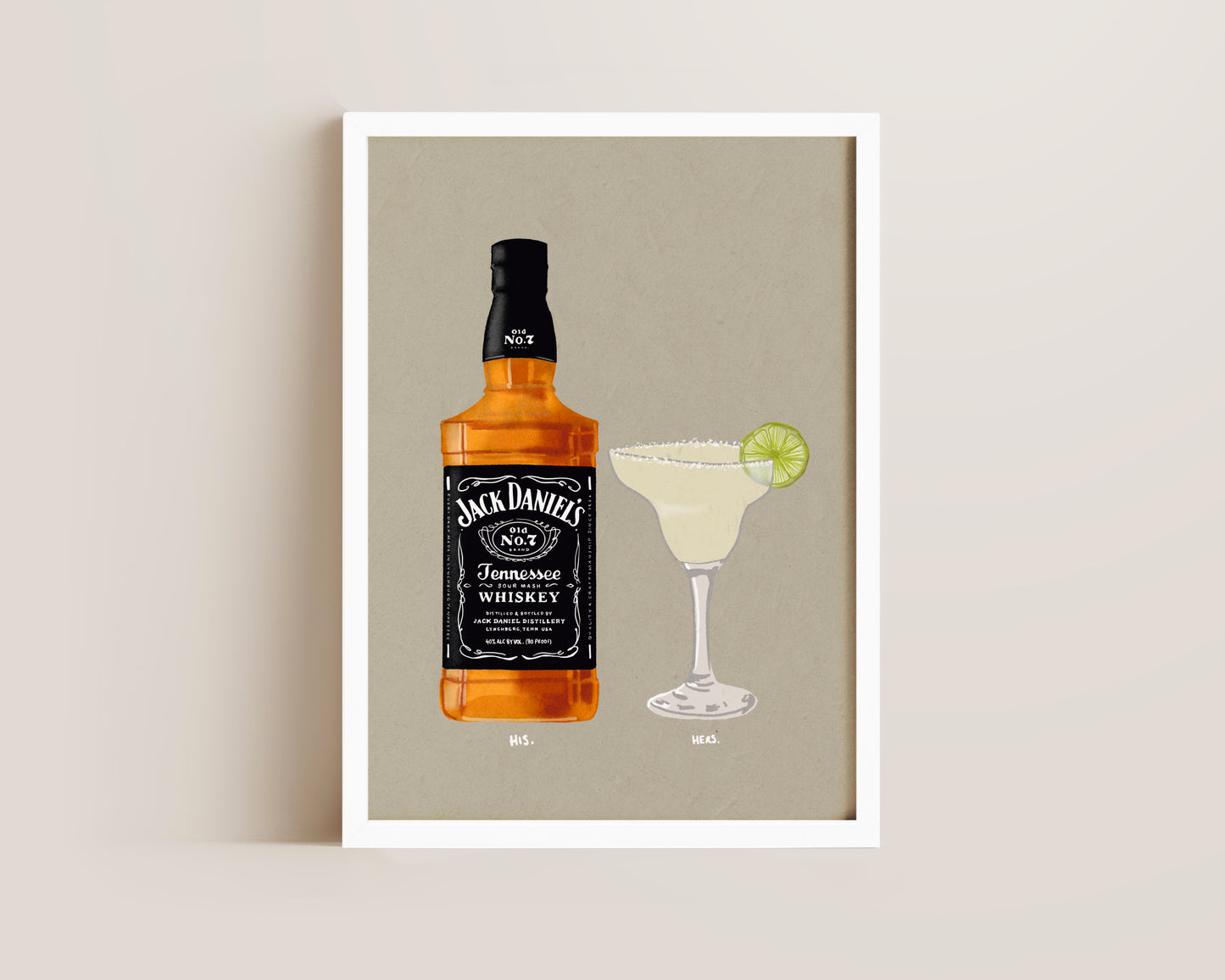 Jack Daniel's & Margarita Print